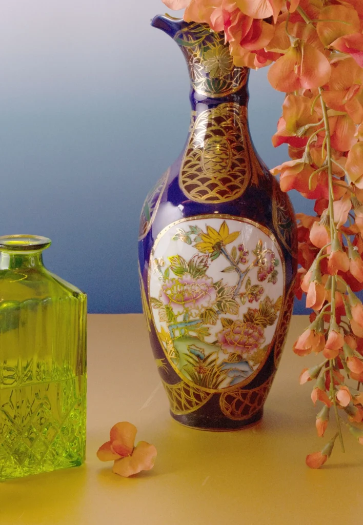 Photo of vases one with flower and one with water - How do you see God? Like a Genie in a bottle?