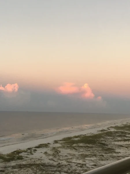 Only God can paint the clouds this color
