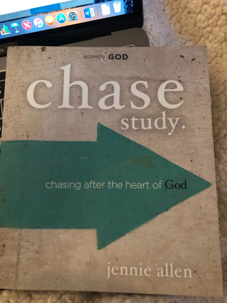 Photo of book Chase study - chasing after the heart of god by Jennie Allen - This study...