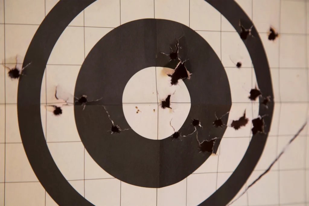 Photo of a shooting range target - Sometimes I feel as if I have a target on my back