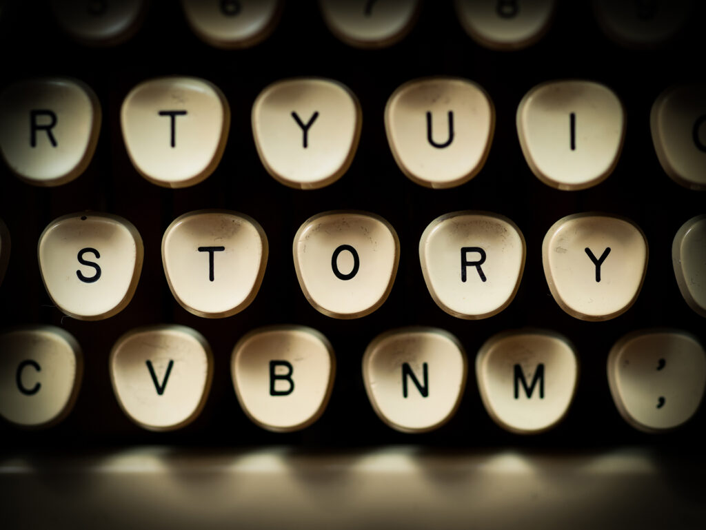 typewriter Our words create...positive or negative, what will your words create in someone else