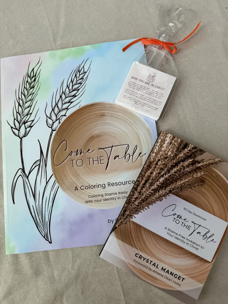 Come to the table book, coloring resource and cards